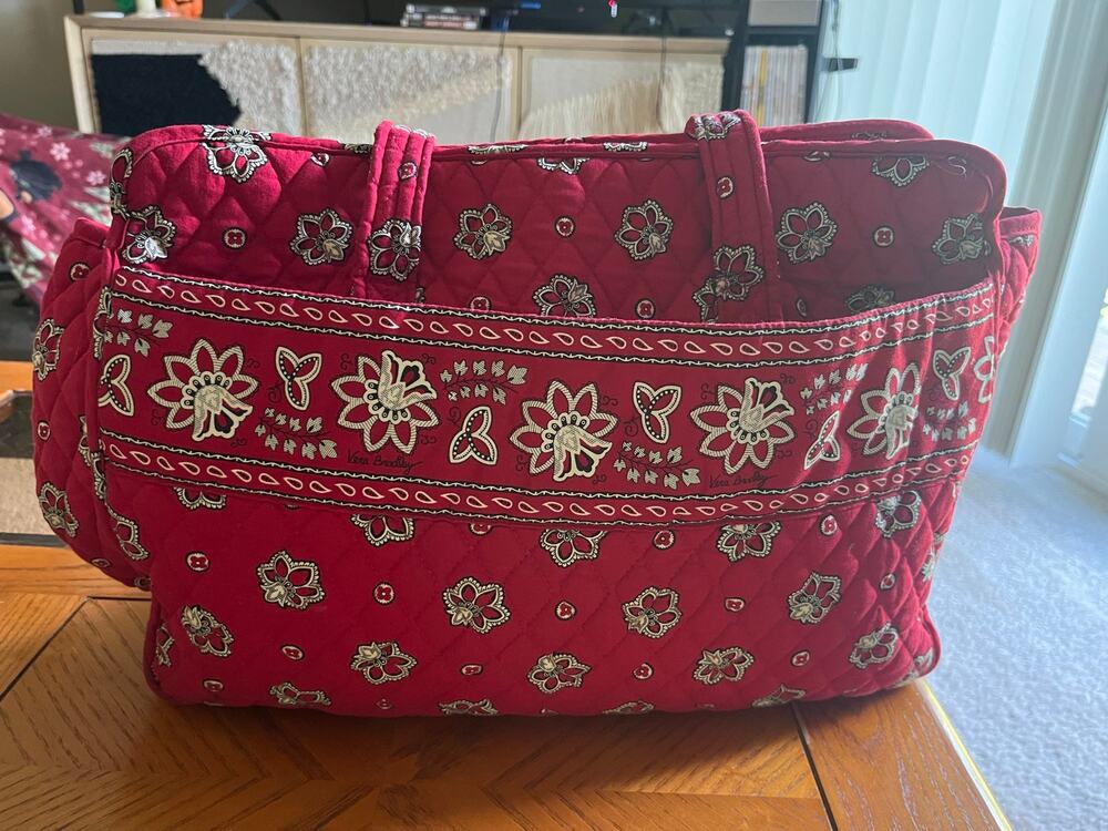 Retired Red Bandana Vera Bradley Tote